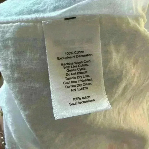 VINEYARD VINES blue striped seersucker embroidered sleeveless dress Girl's 16 - Picture 5 of 5